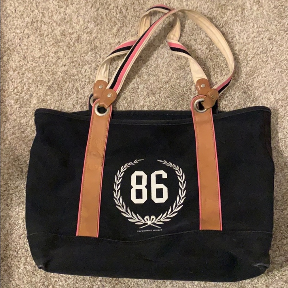 Victoria’s Secret Pink tote bag, navy, large size